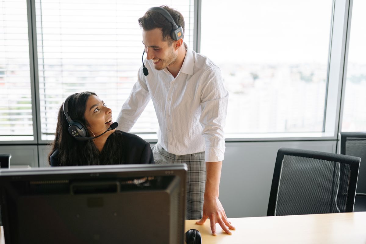 People working together